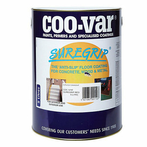 Coo-Var Sure Grip Anti Slip Floor Paint - Light Grey - 2.5 Litre