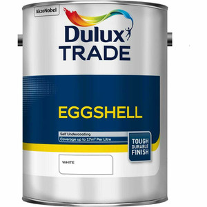 5lt Dulux Trade Traditional Solvent Oil Based Eggshell White