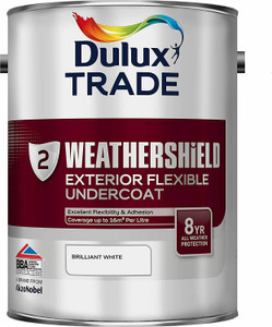 Dulux Trade Weathershield Undercoat Brilliant White 5 Litres