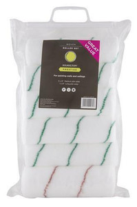 Hamilton Prestige 6 Piece Roller Pack 9"x 1¾" (5 x Medium Pile, 1 x Long Pile)  (24285-006)