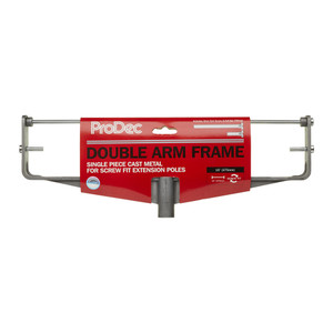 Rodo ProDec Double Arm Cast Metal 15" Screw Fit Paint Roller Frame