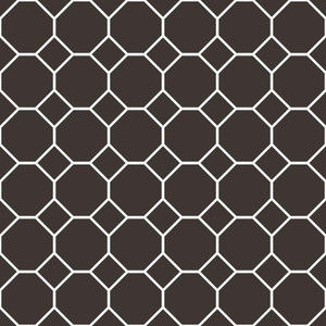 Galerie G45404 - Just Kitchens Bee Hive Black White Galerie Wallpaper roll - luxury design for UK feature walls