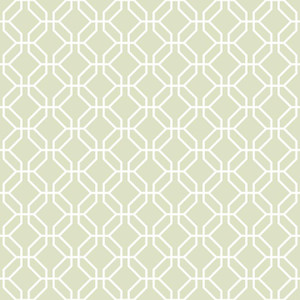 Galerie G78523 - Secret Garden Trellis Negative Sage Green Galerie Wallpaper roll - luxury design for UK feature walls
