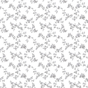 Galerie G56646 - Small Prints Delicate Floral Black, greys Galerie Wallpaper roll - luxury design for UK feature walls