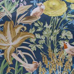 Galerie 26730 - Tropical Tropical Birds Foliage Blueberry Galerie Wallpaper roll - luxury design for UK feature walls Galerie 26730 - Tropical Tropical Birds Foliage Blueberry Galerie Wallpaper roll - luxury design for UK feature walls
