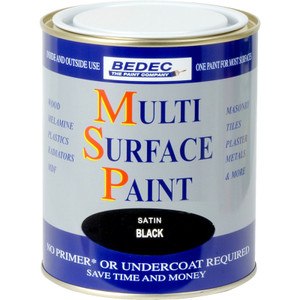 2.5L - Bedec MSP Satin Black Paint 2.5L - Bedec MSP Satin Black Paint