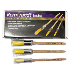 Arroworthy Rembrandt- 3PK- Round Cut Sash Paint Brushes - 14mm,16mm,18mm Arroworthy Rembrandt- 3PK- Round Cut Sash Paint Brushes - 14mm,16mm,18mm