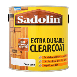 Sadolin Extra Durable Clearcoat - Clear Satin - 2.5L Sadolin Extra Durable Clearcoat - Clear Satin - 2.5L