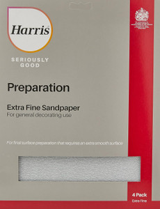 Harris Seriously Good Sandpaper Extra Fine - 4 Pack (102064317) Harris Seriously Good Sandpaper Extra Fine - 4 Pack (102064317)
