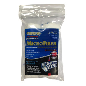 2 x 4" Arroworthy Microfibre Jumbo Cage Paint Roller Refill 3/8" Nap 2 x 4" Arroworthy Microfibre Jumbo Cage Paint Roller Refill 3/8" Nap