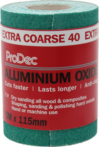PAALV40-Rodo - 5m Green Aluminium Oxide - 40 Grit PAALV40-Rodo - 5m Green Aluminium Oxide - 40 Grit