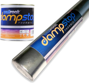 Wallrock Dampstop Thermic Roll & Wallrock Dampstop Thermic Adhesive 1kg Wallrock Dampstop Thermic Roll & Wallrock Dampstop Thermic Adhesive 1kg