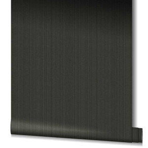 Galerie 95068 - Air Silk Stripe Black Galerie Wallpaper roll - luxury design for UK feature walls