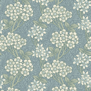 Galerie ET12004 - Arts and Crafts Floral Vine Light Blue Sage White Galerie Wallpaper roll - luxury design for UK feature walls Galerie ET12004 - Arts and Crafts Floral Vine Light Blue Sage White Galerie Wallpaper roll - luxury design for UK feature walls