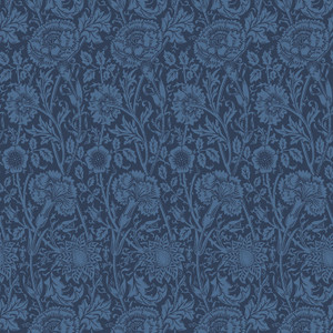 ET12512 - Arts and Crafts Tonal Floral Trail Blue Galerie Wallpaper ET12512 - Arts and Crafts Tonal Floral Trail Blue Galerie Wallpaper