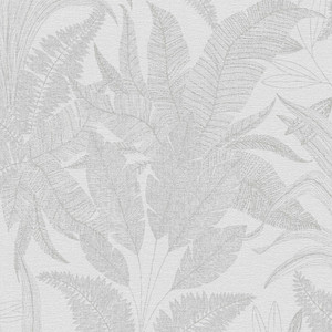 WH30144 - Welcome Home Botanical Leaves White Galerie Wallpaper WH30144 - Welcome Home Botanical Leaves White Galerie Wallpaper