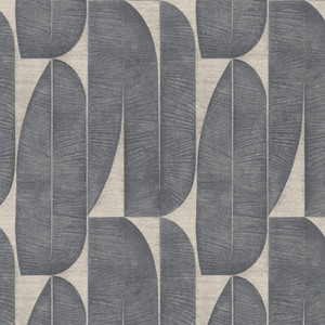 WH30170 - Welcome Home Geometric Leaf Silver Grey Galerie Wallpaper WH30170 - Welcome Home Geometric Leaf Silver Grey Galerie Wallpaper