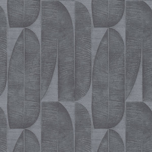 WH30171 - Welcome Home Geometric Leaf Silver Grey Galerie Wallpaper WH30171 - Welcome Home Geometric Leaf Silver Grey Galerie Wallpaper