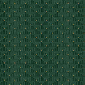 Galerie F-PL3008 - Boutique Geo Key Green Galerie Wallpaper roll - luxury design for UK feature walls