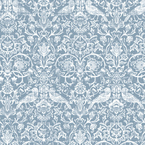 47623 - Heritage Floral Birds white Galerie Wallpaper 47623 - Heritage Floral Birds white Galerie Wallpaper