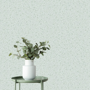 Galerie 47645 - Heritage Floral blue Galerie Wallpaper - shown in room setting