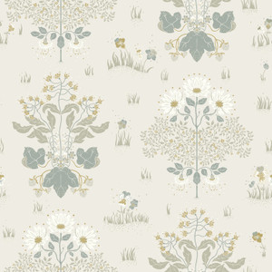 Galerie 83131 - Hjarterum Summer Floral White Galerie Wallpaper roll - luxury design for UK feature walls Galerie 83131 - Hjarterum Summer Floral White Galerie Wallpaper roll - luxury design for UK feature walls