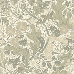 Galerie S83105 - Hjarterum Summer Meadow Olive Taupe Cream Galerie Wallpaper roll - luxury design for UK feature walls Galerie S83105 - Hjarterum Summer Meadow Olive Taupe Cream Galerie Wallpaper roll - luxury design for UK feature walls