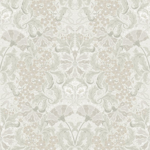 83118 - Hjarterum Florals Taupe Olive Cream Galerie Wallpaper 83118 - Hjarterum Florals Taupe Olive Cream Galerie Wallpaper