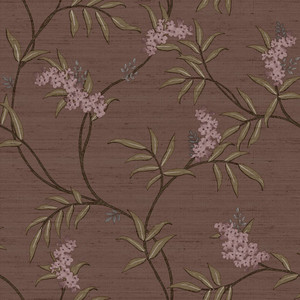 Galerie IS33308 - Italian Silks and Damasks Floral Red Galerie Wallpaper roll - luxury design for UK feature walls