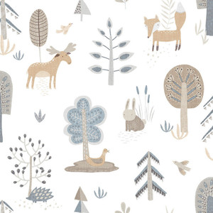 14803 - Little Explorers 2 Country Animals Heavenly Grey Galerie Wallpaper 14803 - Little Explorers 2 Country Animals Heavenly Grey Galerie Wallpaper