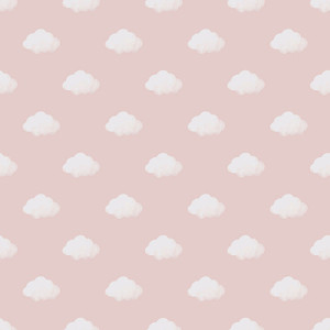 14834 - Little Explorers 2 Cloud Motif Pink Galerie Wallpaper 14834 - Little Explorers 2 Cloud Motif Pink Galerie Wallpaper