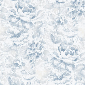 Galerie G56303 - Nordic Elements Floral Blue Galerie Wallpaper roll - luxury design for UK feature walls