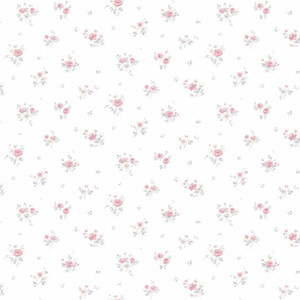 Galerie PF38157 - Pretty Prints Rainbow Floral Pink Grey Beige Galerie Wallpaper roll - luxury design for UK feature walls