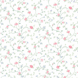 PF38135 - Pretty Prints Trailing Floral Vines Blue Pink Green Galerie Wallpaper PF38135 - Pretty Prints Trailing Floral Vines Blue Pink Green Galerie Wallpaper