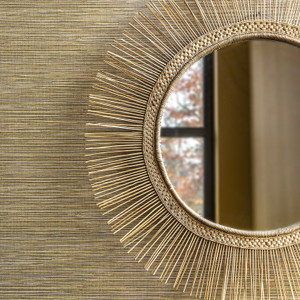 Galerie TA25041 - Shades of Colour Grasscloth grey/beige Galerie Wallpaper roll - luxury design for UK feature walls