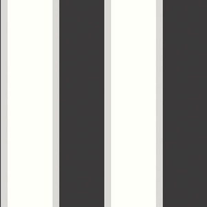 G67543 - Smart Stripes 3 Formal Stripe Black Silver White Galerie Wallpaper G67543 - Smart Stripes 3 Formal Stripe Black Silver White Galerie Wallpaper