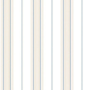 G67573 - Smart Stripes 3 Slim Stripe Beige Blue Navy Galerie Wallpaper G67573 - Smart Stripes 3 Slim Stripe Beige Blue Navy Galerie Wallpaper