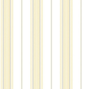 Galerie G67578 - Smart Stripes 3 Slim Stripe Yellow Grey Silver Galerie Wallpaper roll - luxury design for UK feature walls
