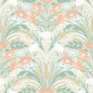 Galerie S24119 - Sommarang 2 Yellw white green Galerie Wallpaper roll - luxury design for UK feature walls