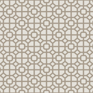 Galerie 1908-4 - Spring Blossom Geometric Taupe Galerie Wallpaper roll - luxury design for UK feature walls