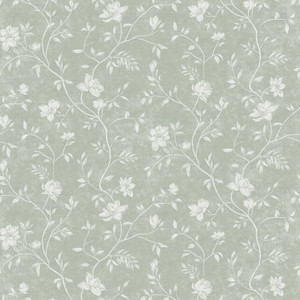 Galerie 1907-5 - Spring Blossom Floral Green Galerie Wallpaper roll - luxury design for UK feature walls