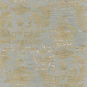 CI38260 - Classic Silks 4 Damask Traditional Blue Galerie Wallpaper CI38260 - Classic Silks 4 Damask Traditional Blue Galerie Wallpaper