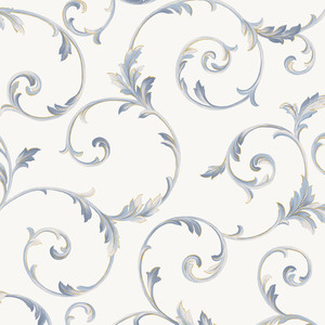 CI38237 - Classic Silks 4 Traditional Floral White Galerie Wallpaper CI38237 - Classic Silks 4 Traditional Floral White Galerie Wallpaper