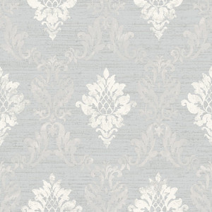 CI38241 - Classic Silks 4 Damask Traditional Silver Grey Galerie Wallpaper CI38241 - Classic Silks 4 Damask Traditional Silver Grey Galerie Wallpaper