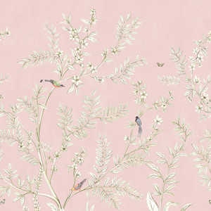 DB30401M - Daisy Bennett Tree Leaf Pink Galerie Wallpaper Mural DB30401M - Daisy Bennett Tree Leaf Pink Galerie Wallpaper Mural