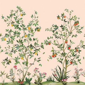 DB30301M - Daisy Bennett Tree Leaf Pink Galerie Wallpaper Mural DB30301M - Daisy Bennett Tree Leaf Pink Galerie Wallpaper Mural