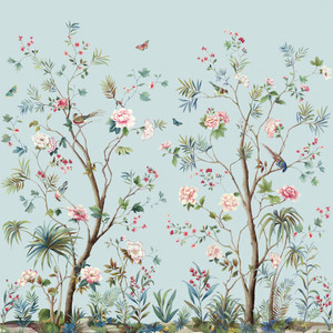 DB31402M - Daisy Bennett Floral Blue Galerie Wallpaper Mural DB31402M - Daisy Bennett Floral Blue Galerie Wallpaper Mural