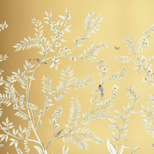 DB33806M - Daisy Bennett Tree Leaf Gold Galerie Wallpaper Mural DB33806M - Daisy Bennett Tree Leaf Gold Galerie Wallpaper Mural