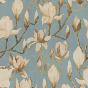 DW2015 - Designer Walls Floral Blue Galerie Wallpaper DW2015 - Designer Walls Floral Blue Galerie Wallpaper