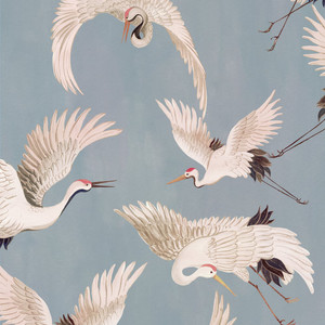 DW2019 - Designer Walls Bird Blue Galerie Wallpaper DW2019 - Designer Walls Bird Blue Galerie Wallpaper